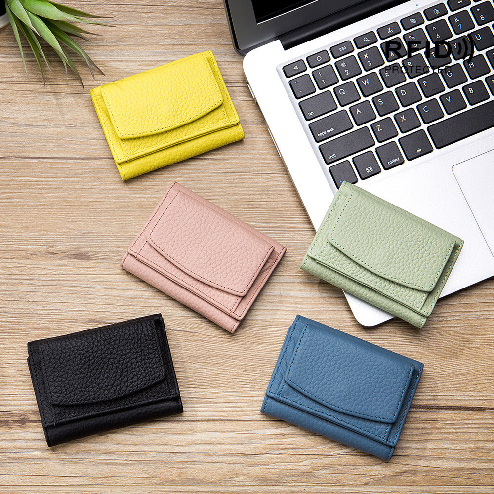 women's genuine leather Japanese-style wallet