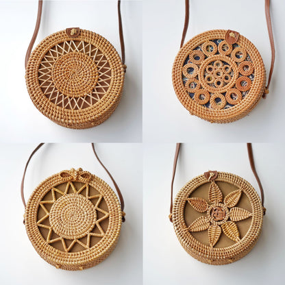 Vietnamese rattan woven bag retro internet celebrity rattan bag