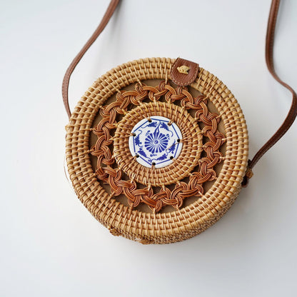 Vietnamese rattan woven bag retro internet celebrity rattan bag