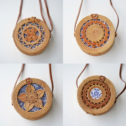 Vietnamese rattan woven bag retro internet celebrity rattan bag