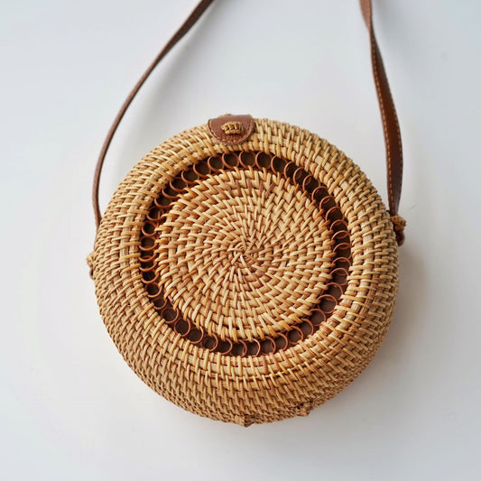 Vietnamese rattan woven bag retro internet celebrity rattan bag