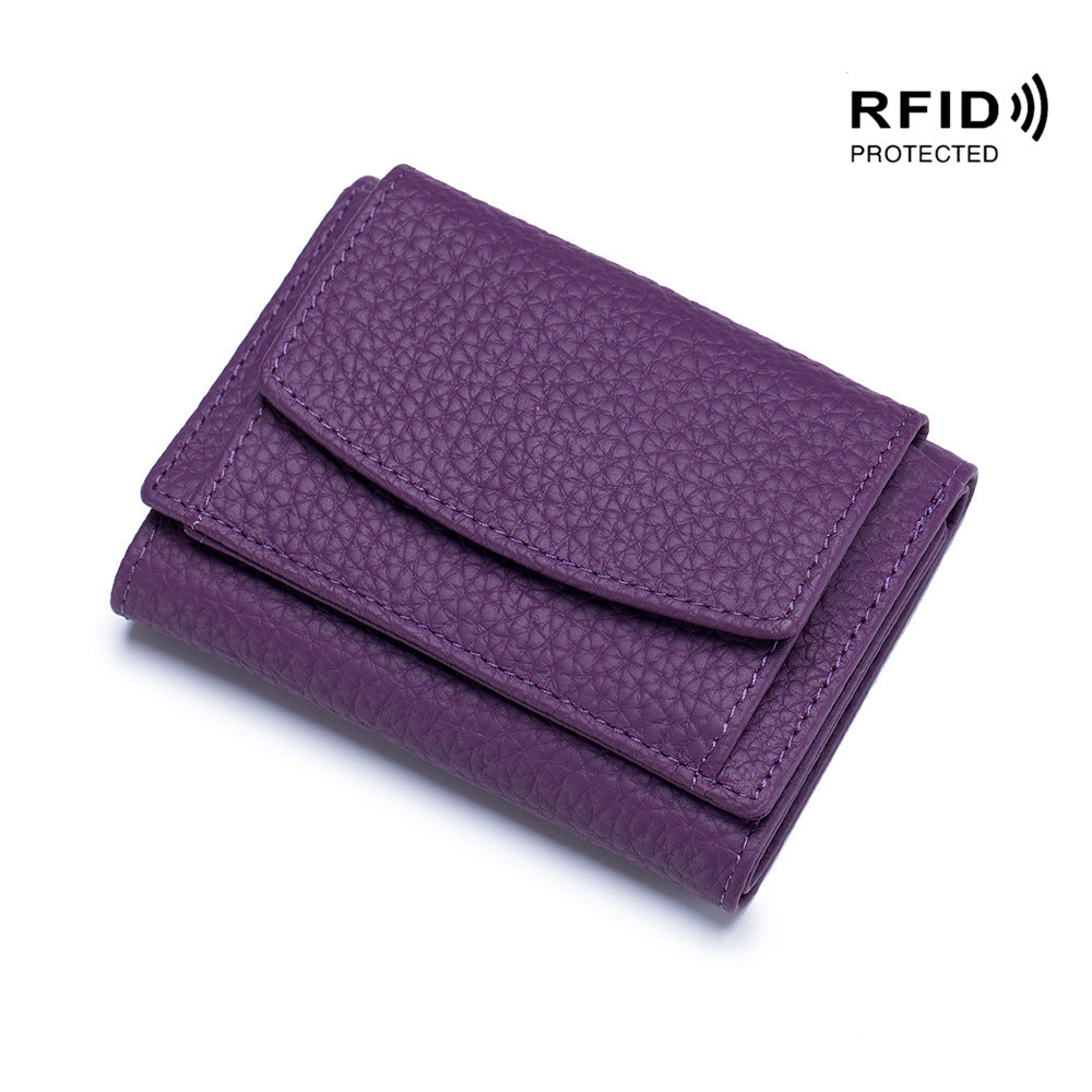 women's genuine leather Japanese-style wallet