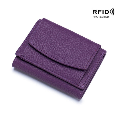 women's genuine leather Japanese-style wallet