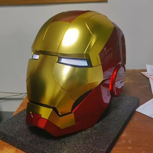 MK50 Jarvis Iron Man Helmet Three-in-one Mechanical Helmet Ornament Wearable if the head circumference is within 62cm