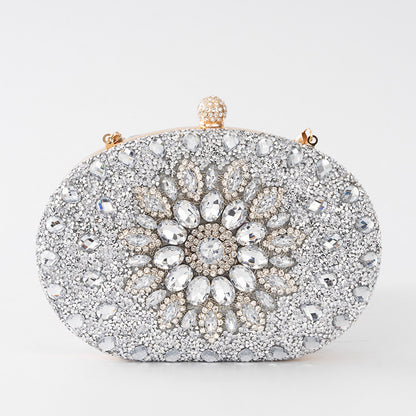 sunflower diamond evening bag