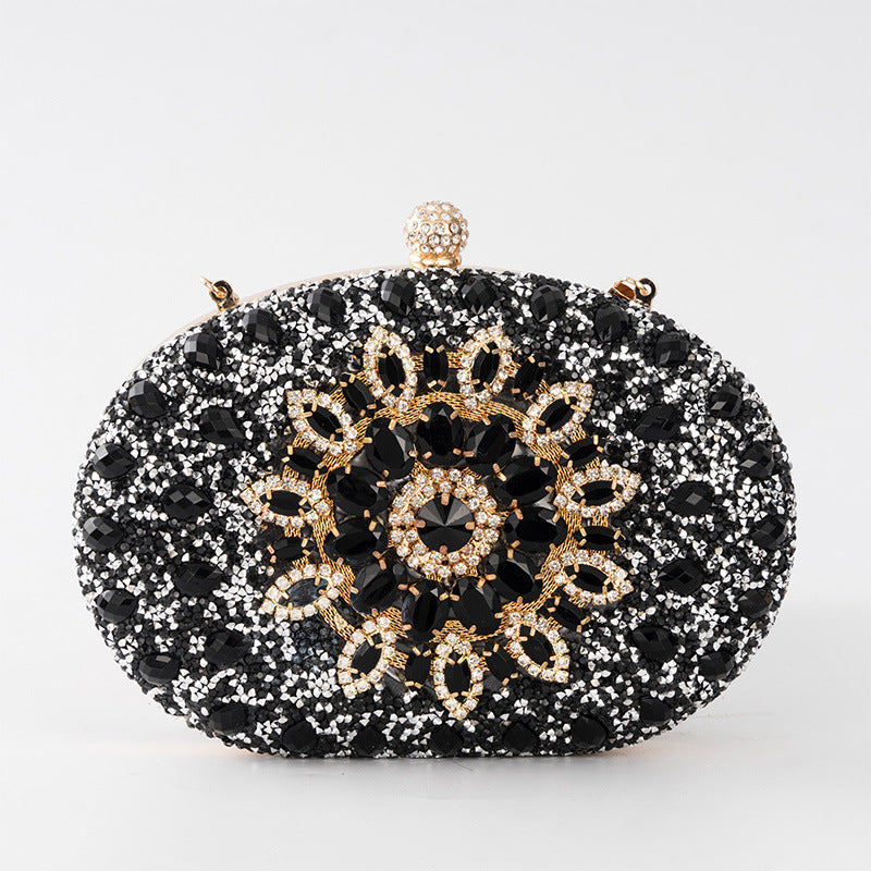 sunflower diamond evening bag