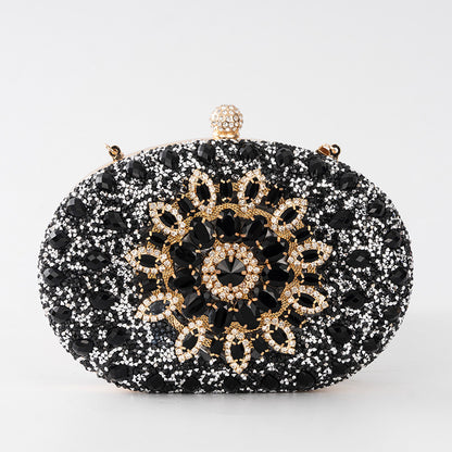 sunflower diamond evening bag