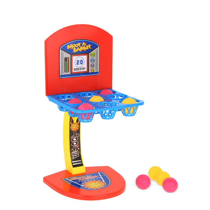 Children's Shooting Toys Colored Marbles Basketball Nine-Gallery Table Games Parent-Child Interactive Table Toys