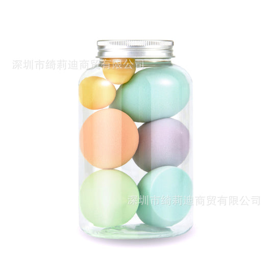 Dow raw materials, 16 colors, 7 packs, DK giant soft beauty eggs, 7 packs, makeup balls, sponge puff, makeup eggs
