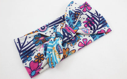 Children's baby print cross hair band Photo shoot headband wholesale New simple bohemian fashion hair accessories