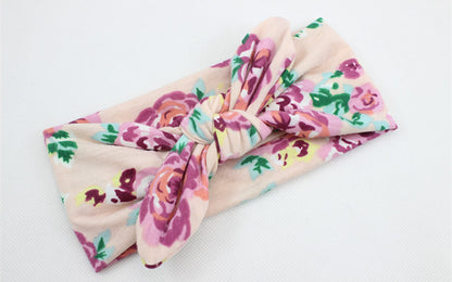 Children's baby print cross hair band Photo shoot headband wholesale New simple bohemian fashion hair accessories