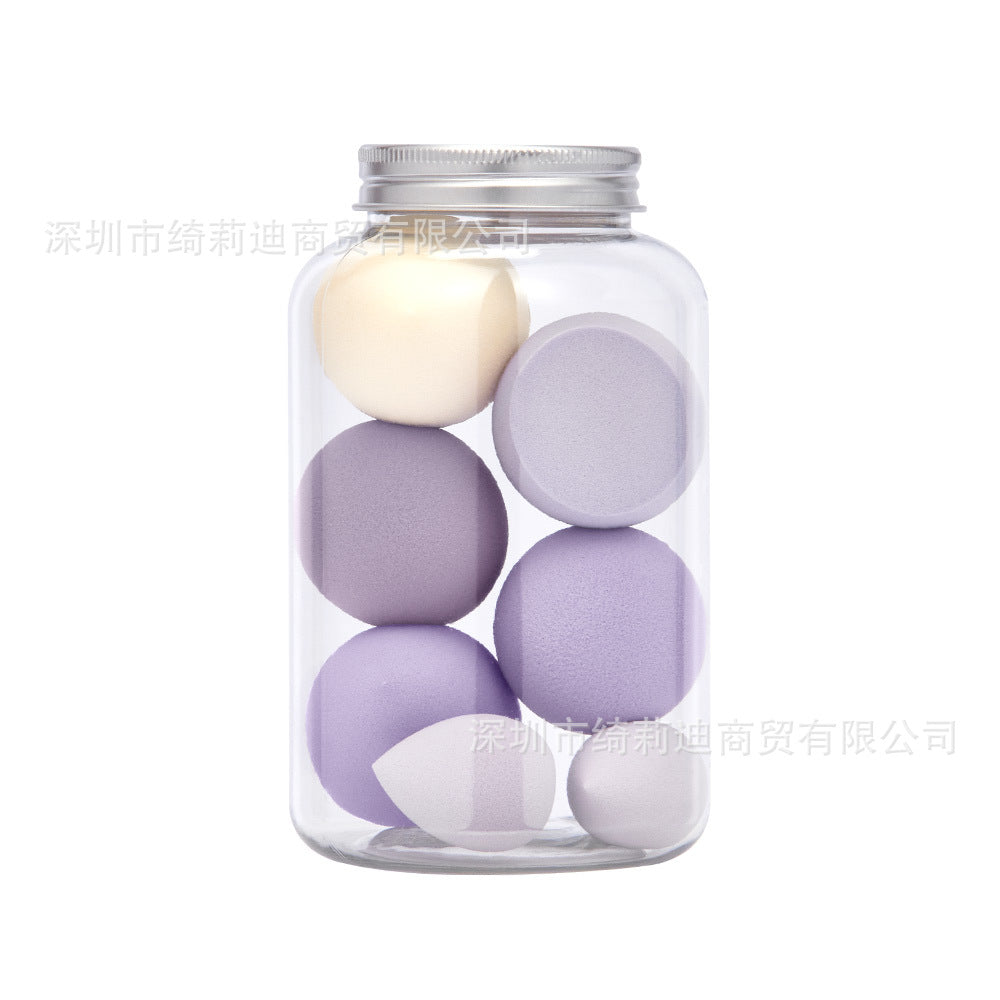 Dow raw materials, 16 colors, 7 packs, DK giant soft beauty eggs, 7 packs, makeup balls, sponge puff, makeup eggs