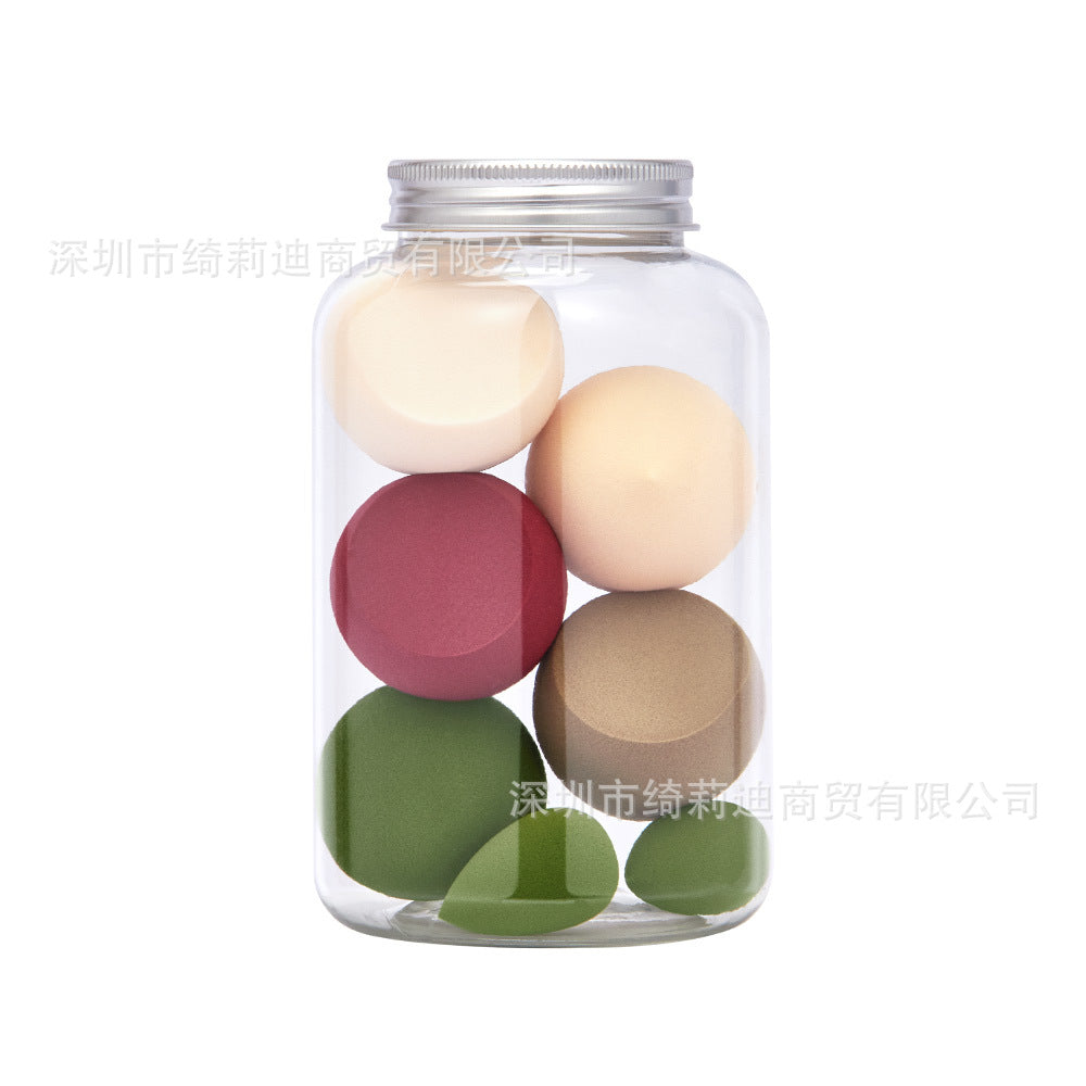 Dow raw materials, 16 colors, 7 packs, DK giant soft beauty eggs, 7 packs, makeup balls, sponge puff, makeup eggs