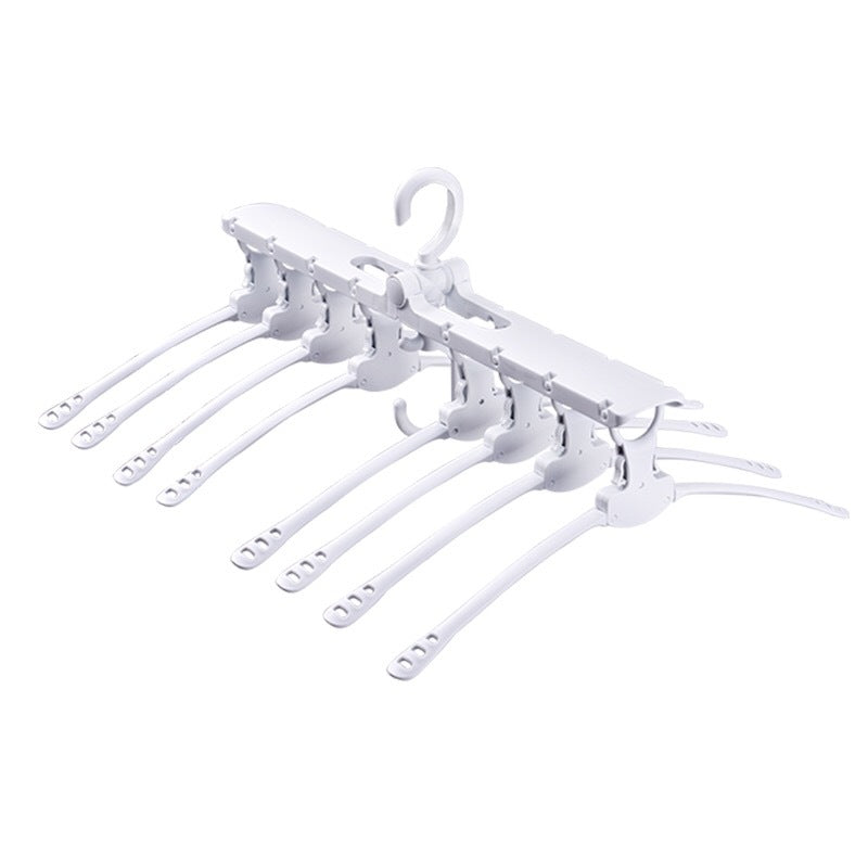 8 in 1 Foldable Clothes Hanger Drying Rack Wardrobe Closet Storage Organizer Clothes Hangers Storage Holder Rack