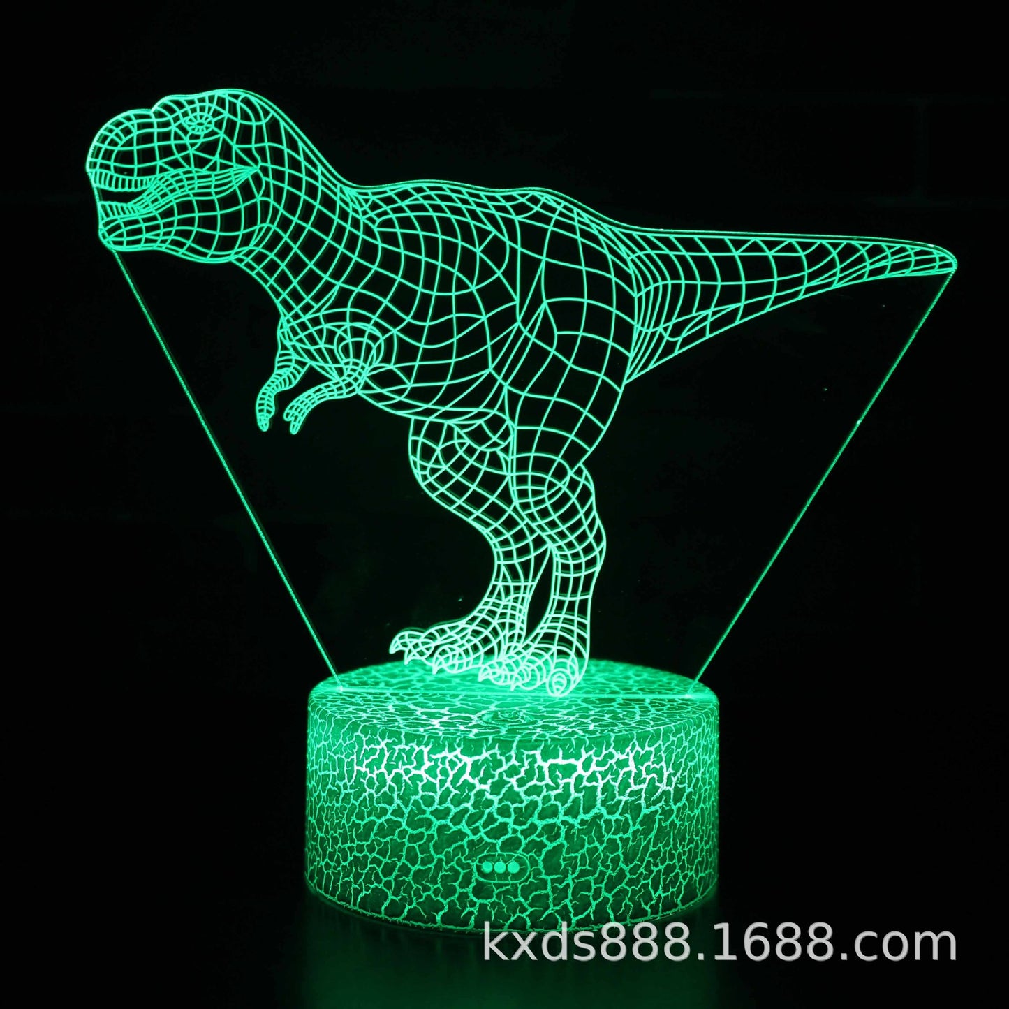 Cross-border dinosaur series colorful 3D night light LED touch remote control creative Christmas gift 3D table lamp