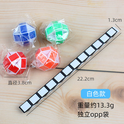 Children's educational toys Rubik's Cube Intellectual Variety Magic Ruler Toy Manufacturer 24 Sections Variety Magic Ruler Wholesale