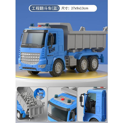 Children's large dump truck toy engineering vehicle inertia dump truck transport truck model boy toys wholesale