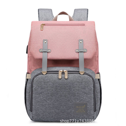 fashion new mummy bag multifunctional backpack mother and baby bag maternity bag full set of baby diaper bag