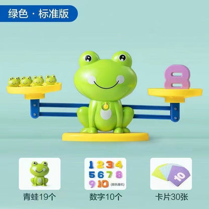 Children's digital frog balance early education educational toys game intelligence development baby cognitive logical thinking training