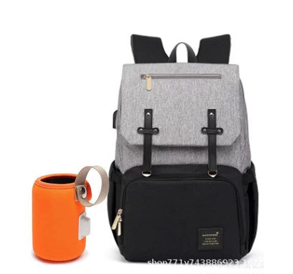 fashion new mummy bag multifunctional backpack mother and baby bag maternity bag full set of baby diaper bag