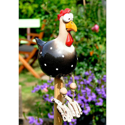 Cross-border exclusively for cute chicken garden decoration ornaments independent resin crafts Chicken ornaments