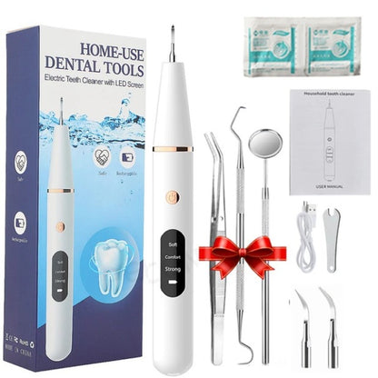 Cross-border New Household Ultrasonic Dental Cleaner Multifunctional Portable Calculus Removal and Tooth Cleaner Wholesale