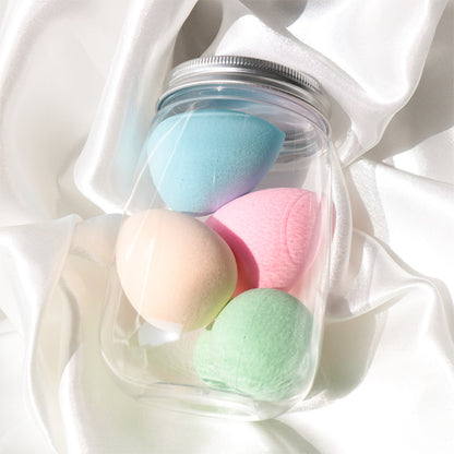 Canned powder puff beauty makeup egg box makeup sponge egg egg set delicate not to eat powder beauty makeup on behalf of one piece